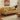 LUXORA 9951 220cm Corduroy Straight Sofa, Solid Larch Frame, Plush Filling, Rubberwood Base, Stainless Steel Legs - Yellow