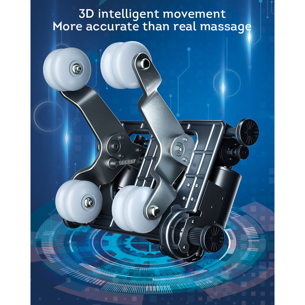 RELAXA L25 SL Track Electric Massage Chair with Zero Gravity - Green/BlackGrey/Brown