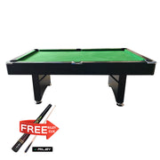 CUETIQ P038 7FT MDF Billiard Table – Foldable / Fixed Option, Black Frame