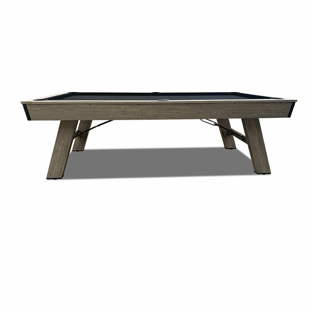 CUETIQ LM 7FT Billiards  / MDF Pool / Snooker Table Black Felt Silver Mist Frame Free Gift