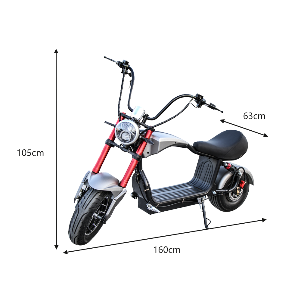 GLIDER HALLEY MY-M13 1000-1500W 48V 12-20AH  Lithium Battery Electric Motorbike/Motorcycle/Scooter Cruise at 25km/h - Unlock More Power (Details Inside)*