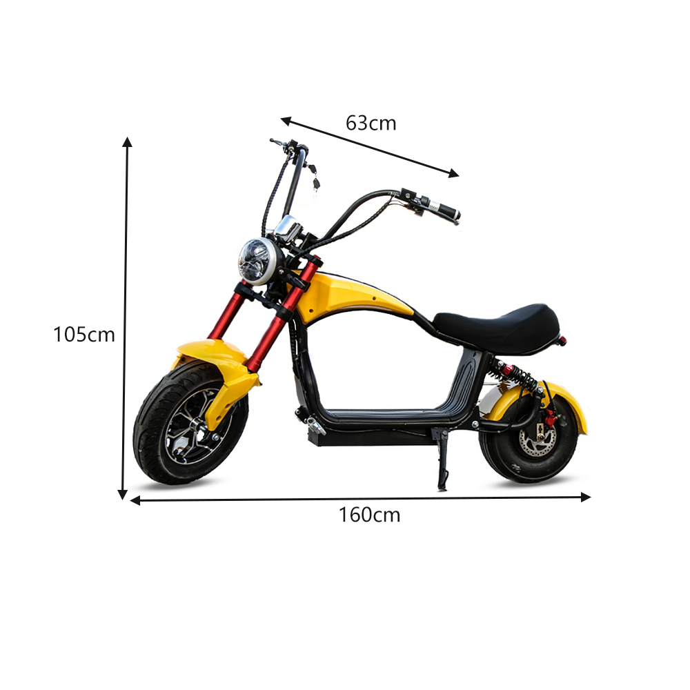 GLIDER HALLEY MY-M13 1000-1500W 48V 12-20AH  Lithium Battery Electric Motorbike/Motorcycle/Scooter Cruise at 25km/h - Unlock More Power (Details Inside)*