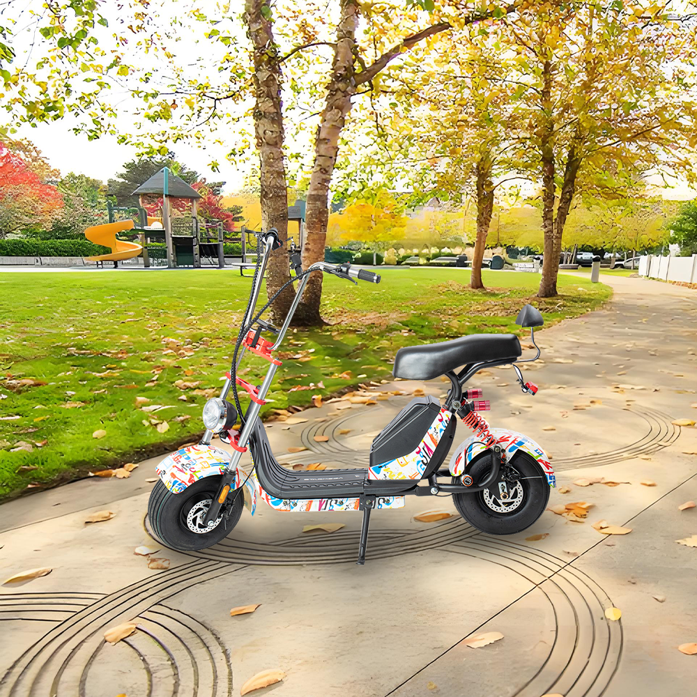 GLIDER HALLEY MY S7 1000W 48V 12-20AH  Lithium Battery Electric Motorbike/Motorcycle/Scooter Cruise at 25km/h - Unlock More Power (Details Inside)*