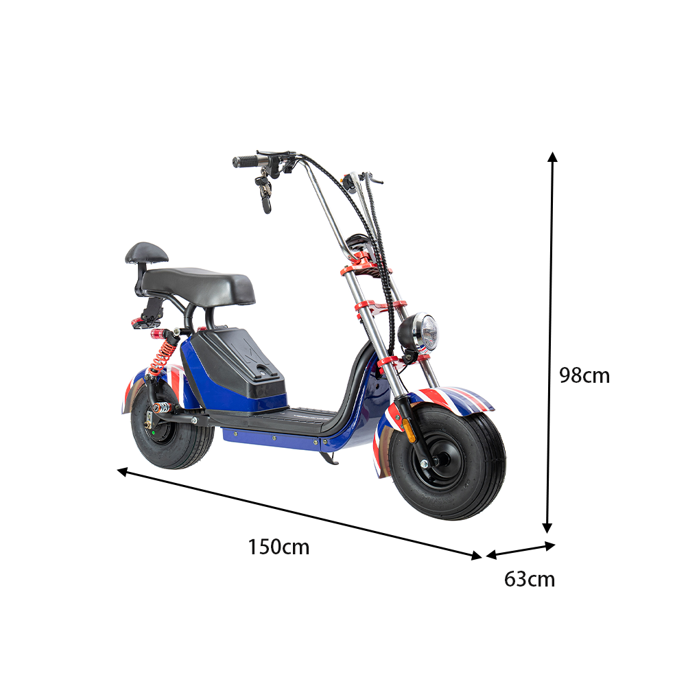 GLIDER HALLEY MY S7 1000W 48V 12-20AH  Lithium Battery Electric Motorbike/Motorcycle/Scooter Cruise at 25km/h - Unlock More Power (Details Inside)*