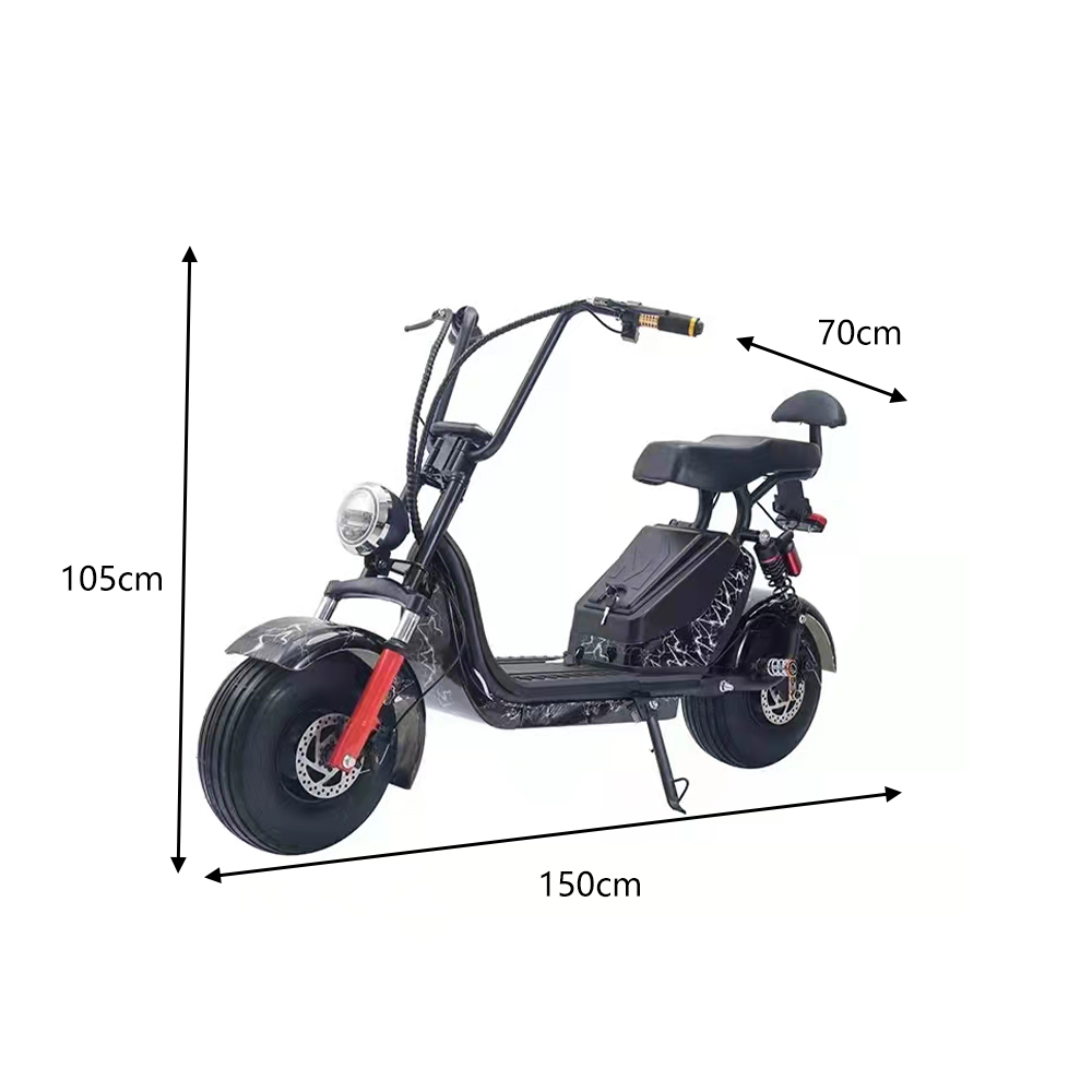 GLIDER HALLEY MY X17 1000W 48V 12-20AH  Lithium Battery Electric Motorbike/Motorcycle/Scooter Cruise at 25km/h - Unlock More Power (Details Inside)*