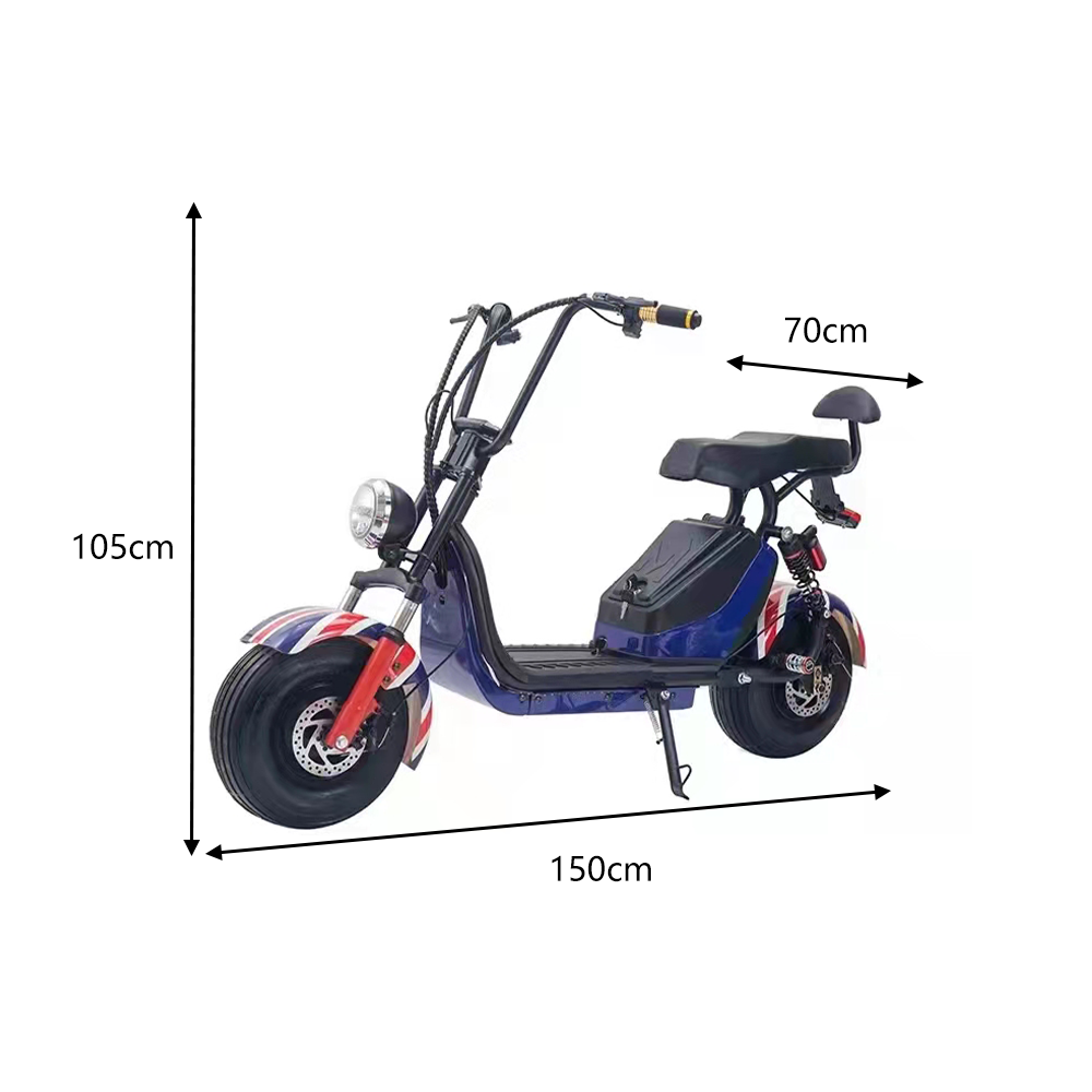 GLIDER HALLEY MY X17 1000W 48V 12-20AH  Lithium Battery Electric Motorbike/Motorcycle/Scooter Cruise at 25km/h - Unlock More Power (Details Inside)*