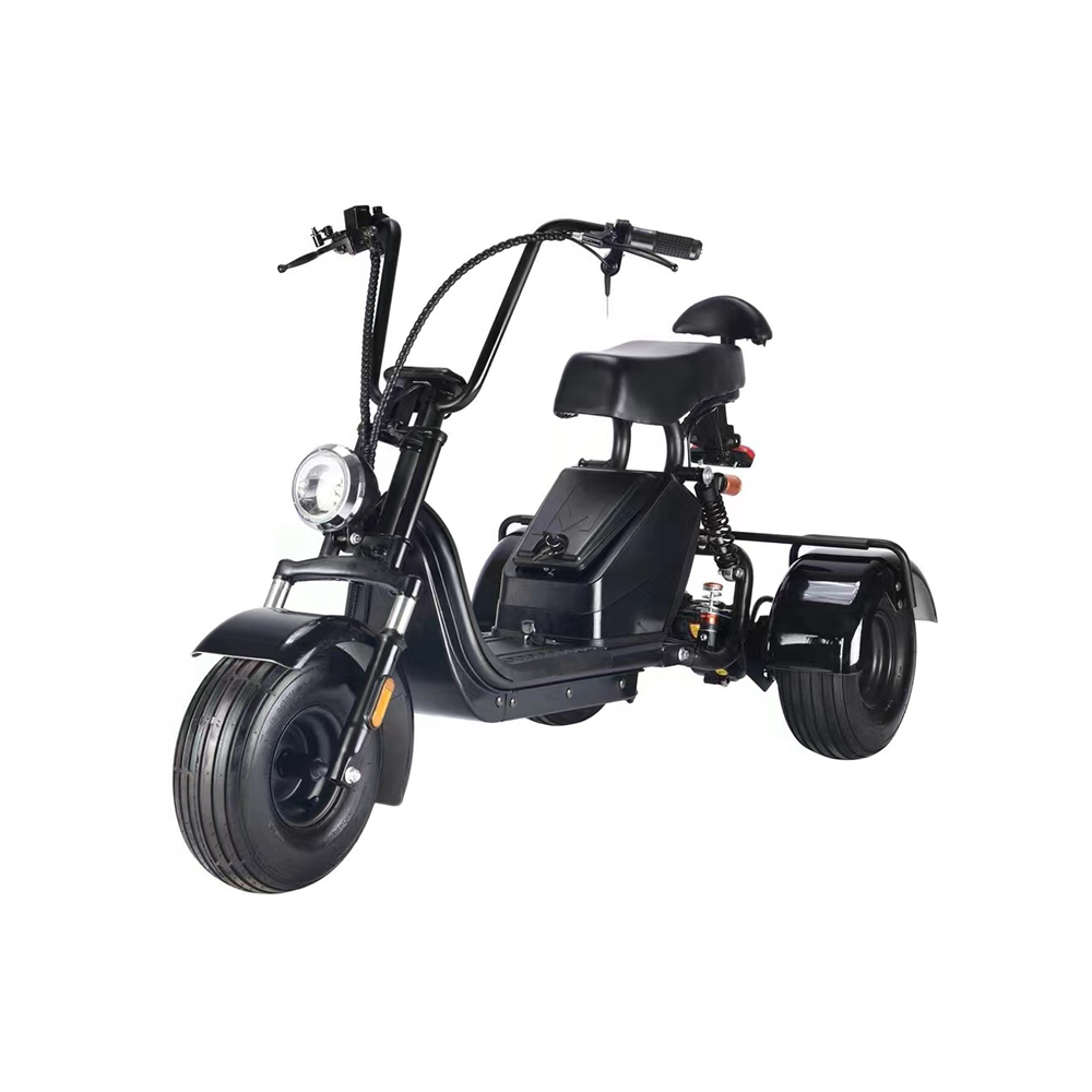 GLIDER HALLEY MY X17 1000W 48V 12-15.6AH T Lithium Battery Three wheels/ With Rear Basket Electric Motorbike/Motorcycle/Scooter Cruise at 25km/h - Unlock More Power (Details Inside)*