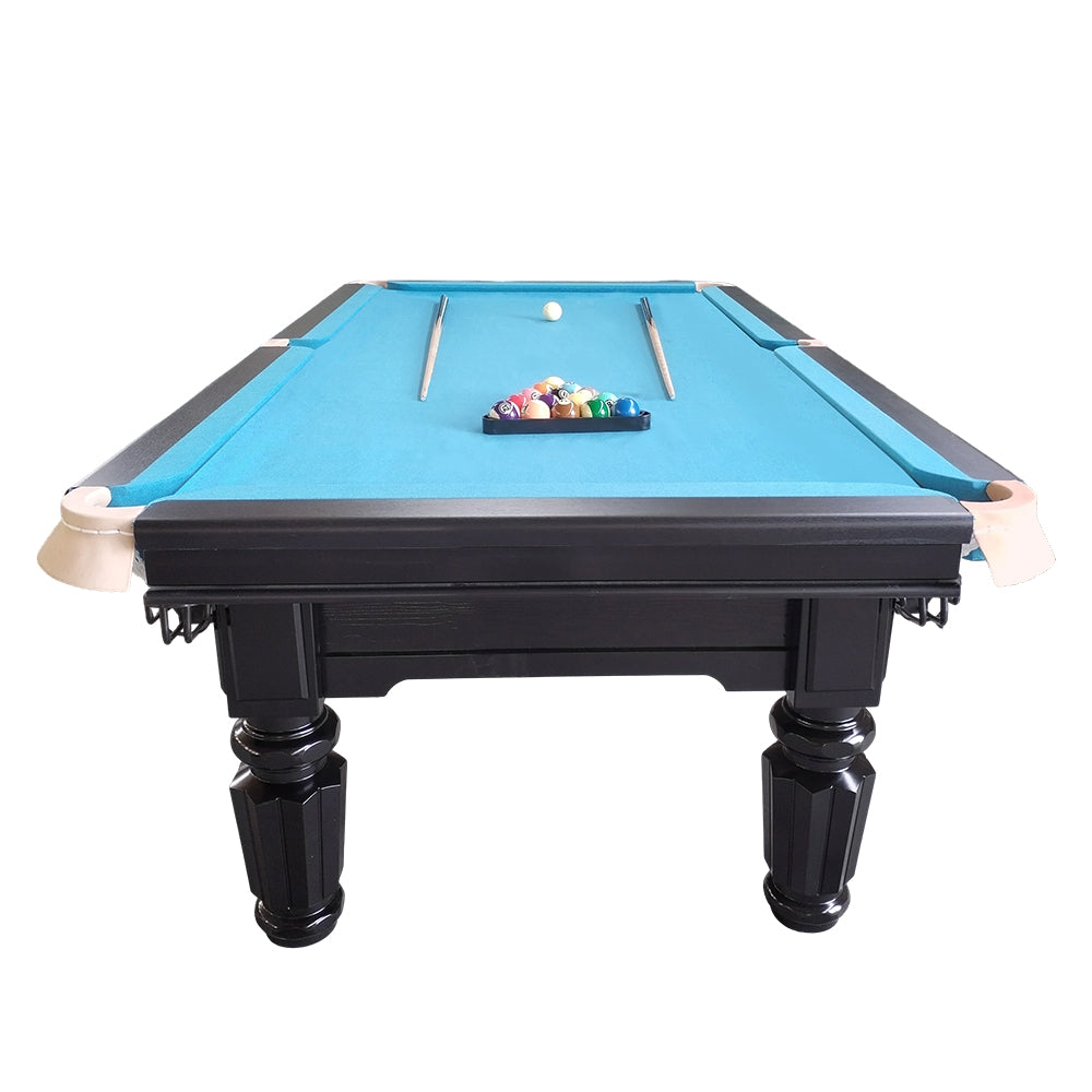 QUESLA 4cm Thickness Slate 7FT Wooden Handrail Luxurious Pool Table