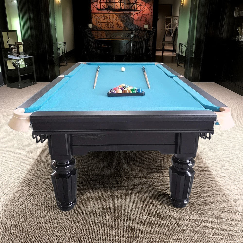 QUESLA 4cm Thickness Slate 7FT Wooden Handrail Luxurious Pool Table