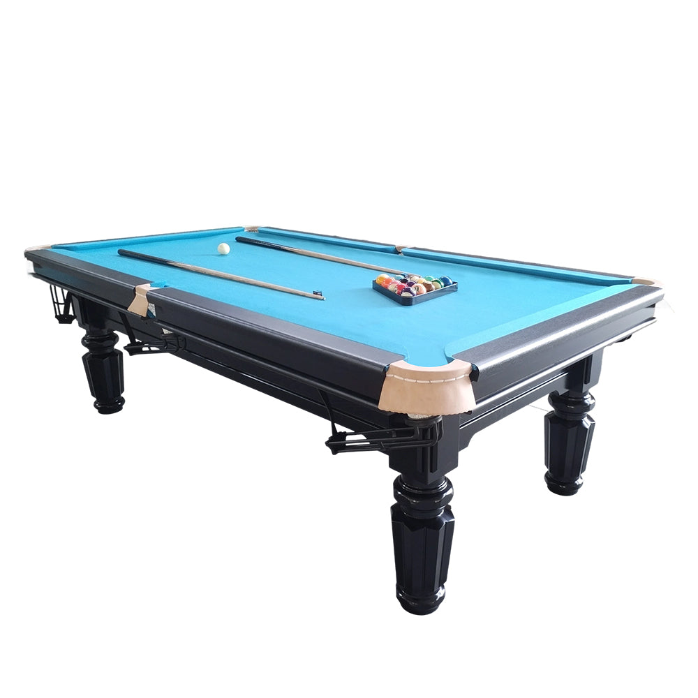 QUESLA 4cm Thickness Slate 7FT Wooden Handrail Luxurious Pool Table