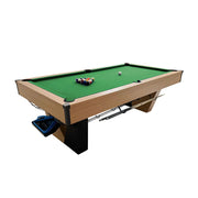 CUETIQ 8FT Black Marble Pool Table - Automatic Ball Return, Professional-Grade Build, Heavy-Duty Frame, Luxury Modern Design