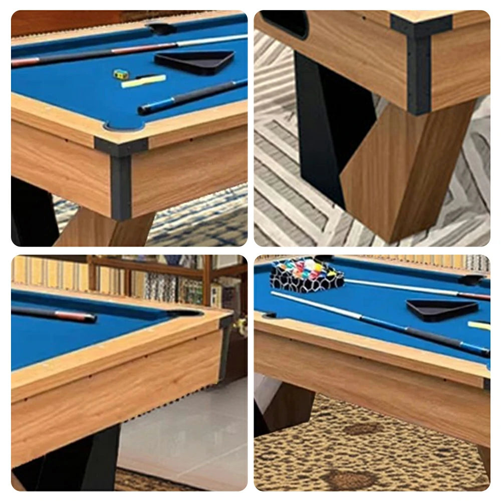 QUESLA 7FT Marble Pool Table, Equipped with Ball Return System, Sturdy Construction