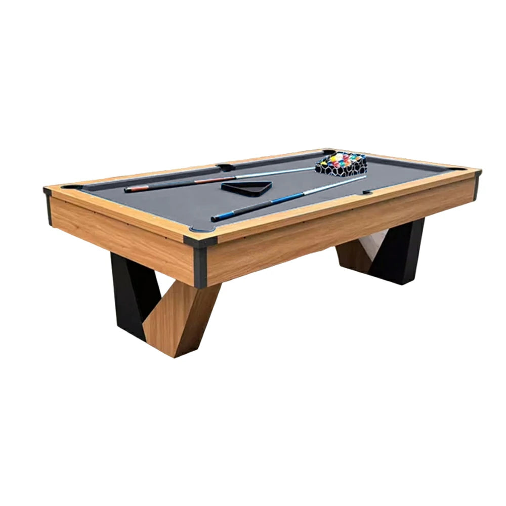 QUESLA 7FT Marble Pool Table, Equipped with Ball Return System, Sturdy Construction
