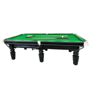 QUESLA 4.5cm Thickness Slate 9FT Steel Handrail Luxurious Pool Table