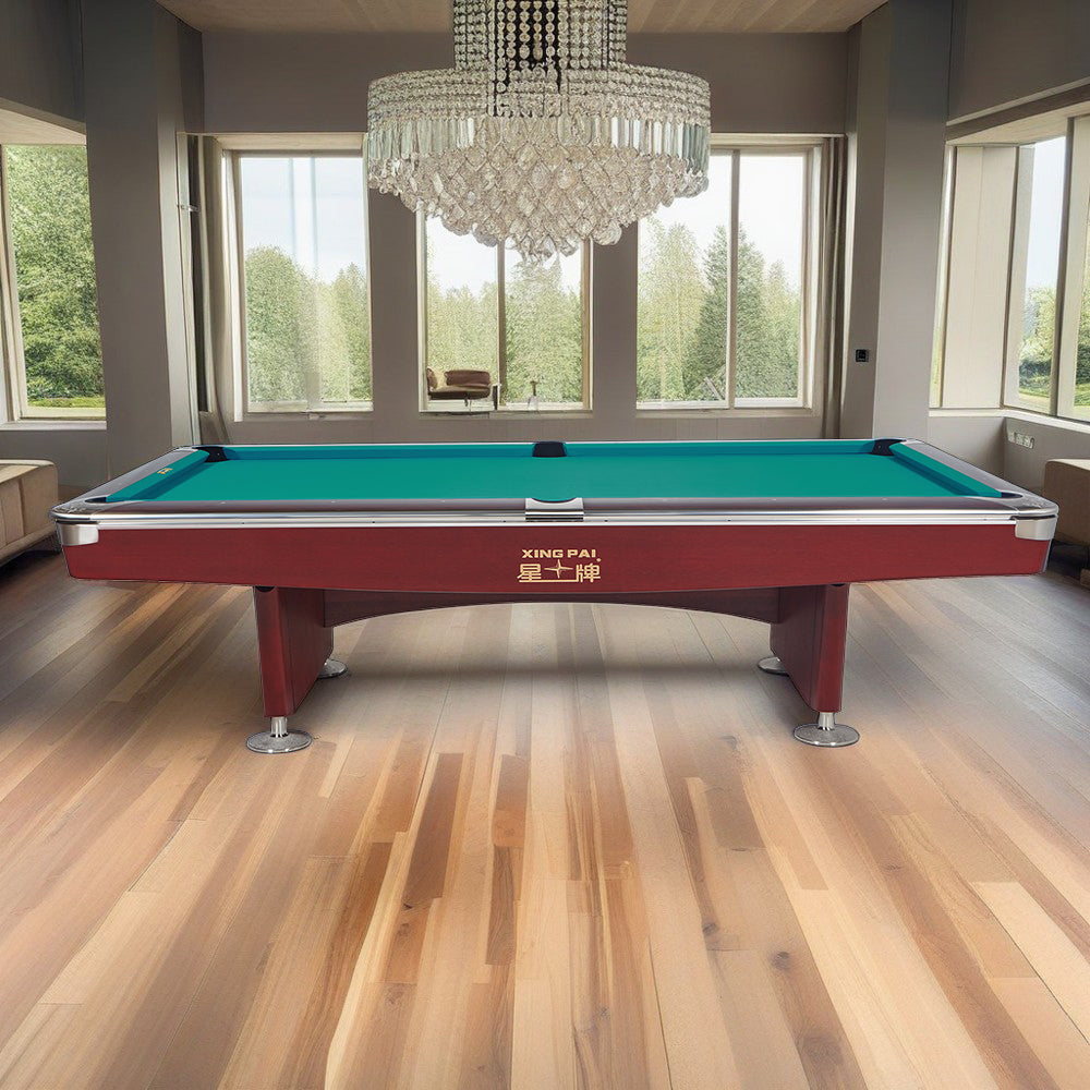 XINGPAI XW136 9FT American Pool Table TOURNAMENT Fancy Nine Ball Pool Table Open Pool Table