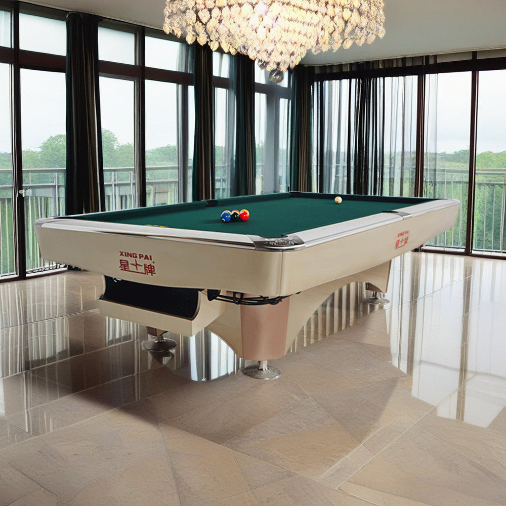 XINGPAI XW138 9FT American Pool Table Fancy Nine Ball Pool Table Economical Pool Table