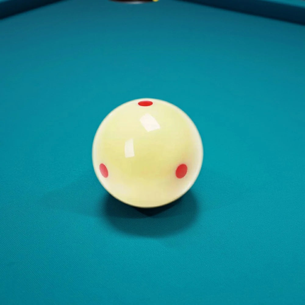 57.2mm Cue Ball Crystal Billiard Accessory - Blue / Red / Six Red Dot