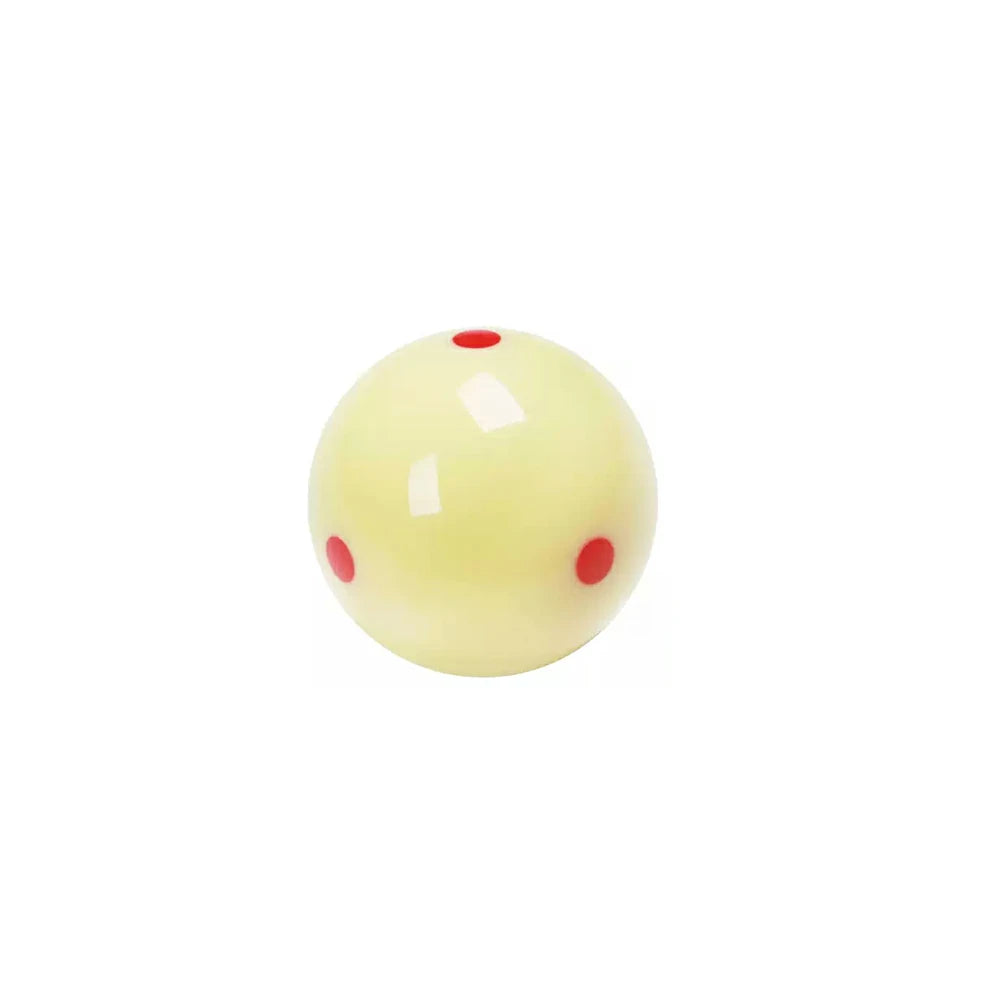 57.2mm Cue Ball Crystal Billiard Accessory - Blue / Red / Six Red Dot