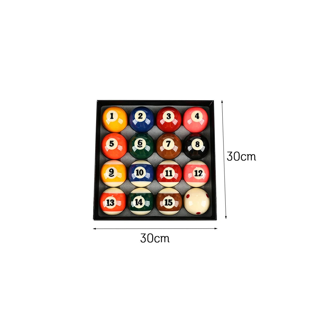 57.2mm Professional Tournament Crystal Billiard Balls for Pool Halls/Home Game Rooms/Championship Events