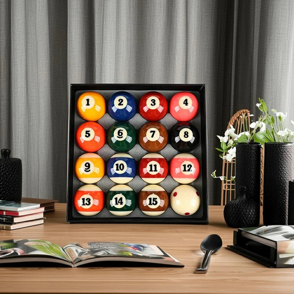 57.2mm Professional Tournament Crystal Billiard Balls for Pool Halls/Home Game Rooms/Championship Events