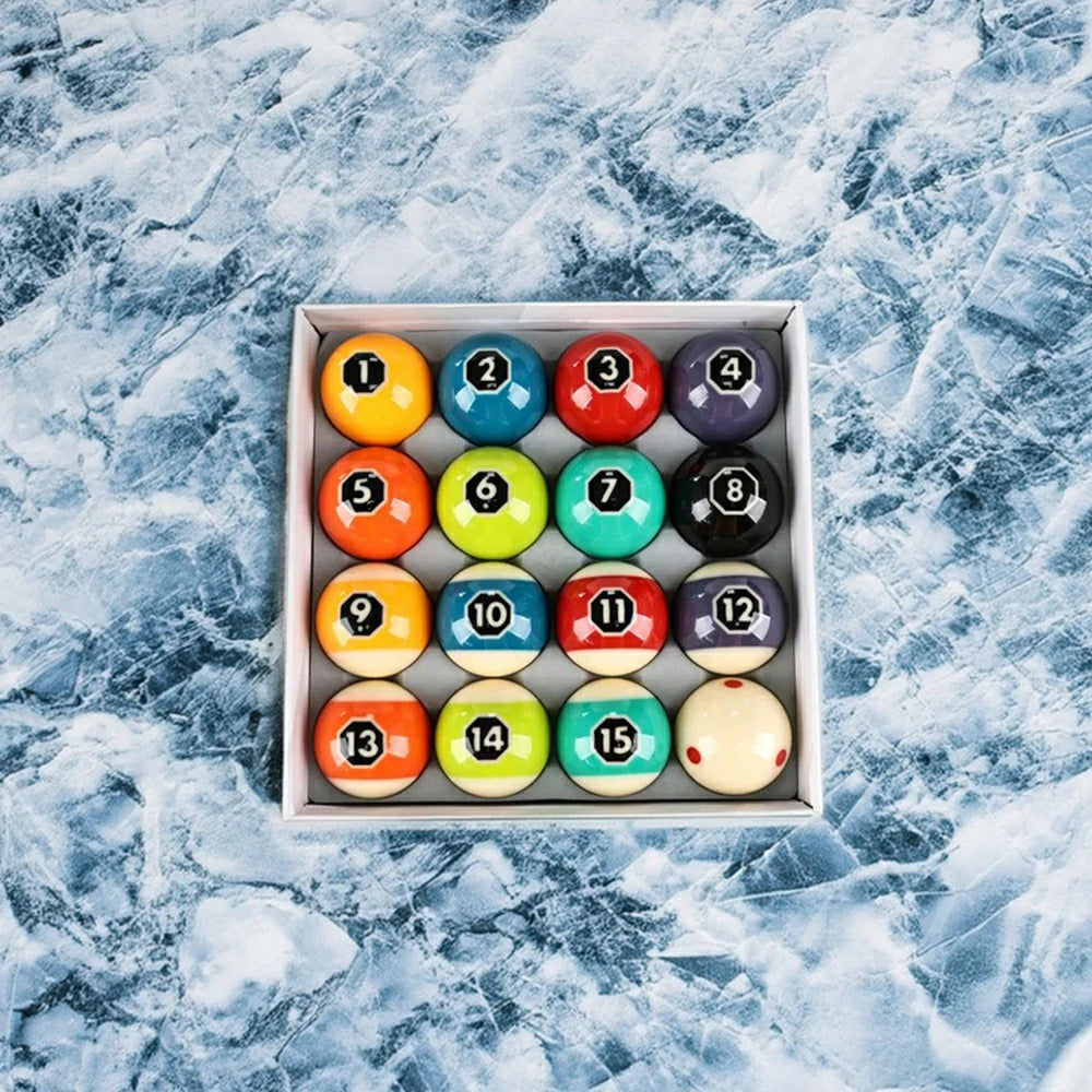 57.2mm Professional Tournament Crystal Billiard Balls - Oversized Octagon Single-Eye Dragon Style for Pool Halls/Home Game Rooms/Championship Events