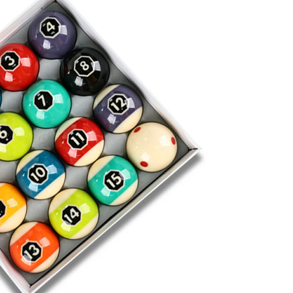 57.2mm Professional Tournament Crystal Billiard Balls - Oversized Octagon Single-Eye Dragon Style for Pool Halls/Home Game Rooms/Championship Events