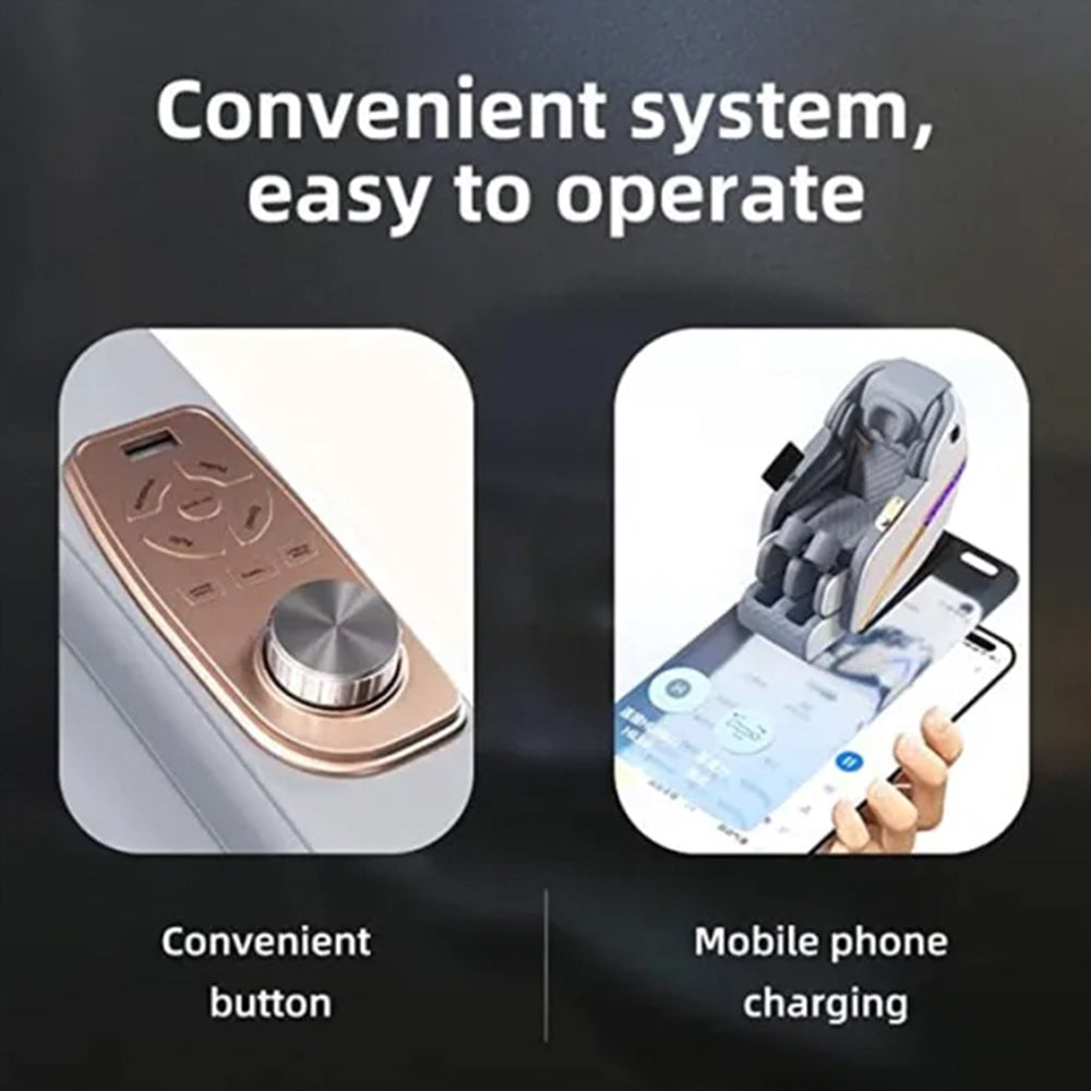 RELAXA M391 Full Body Electric Massage Chair with LED Remote Control