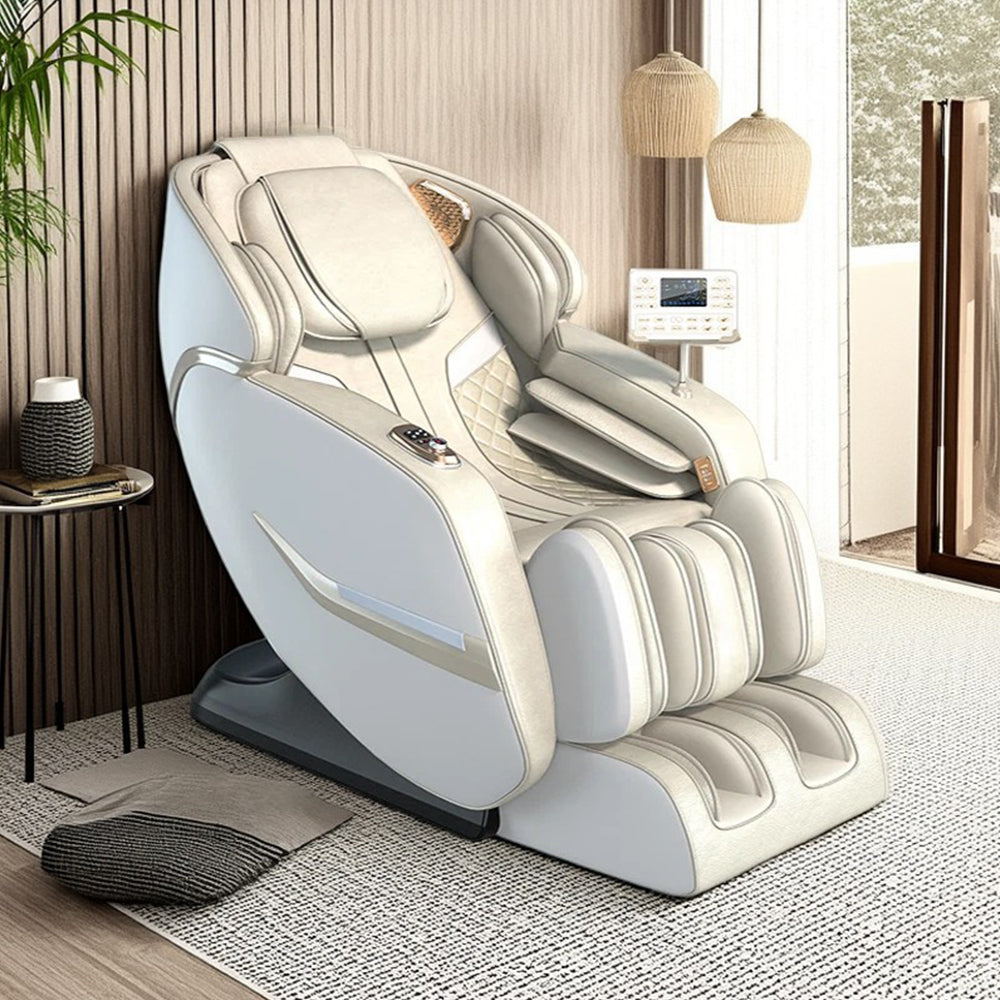 RELAXA MCZ1 Electric Massage Chair with Zero Gravity Recline - White