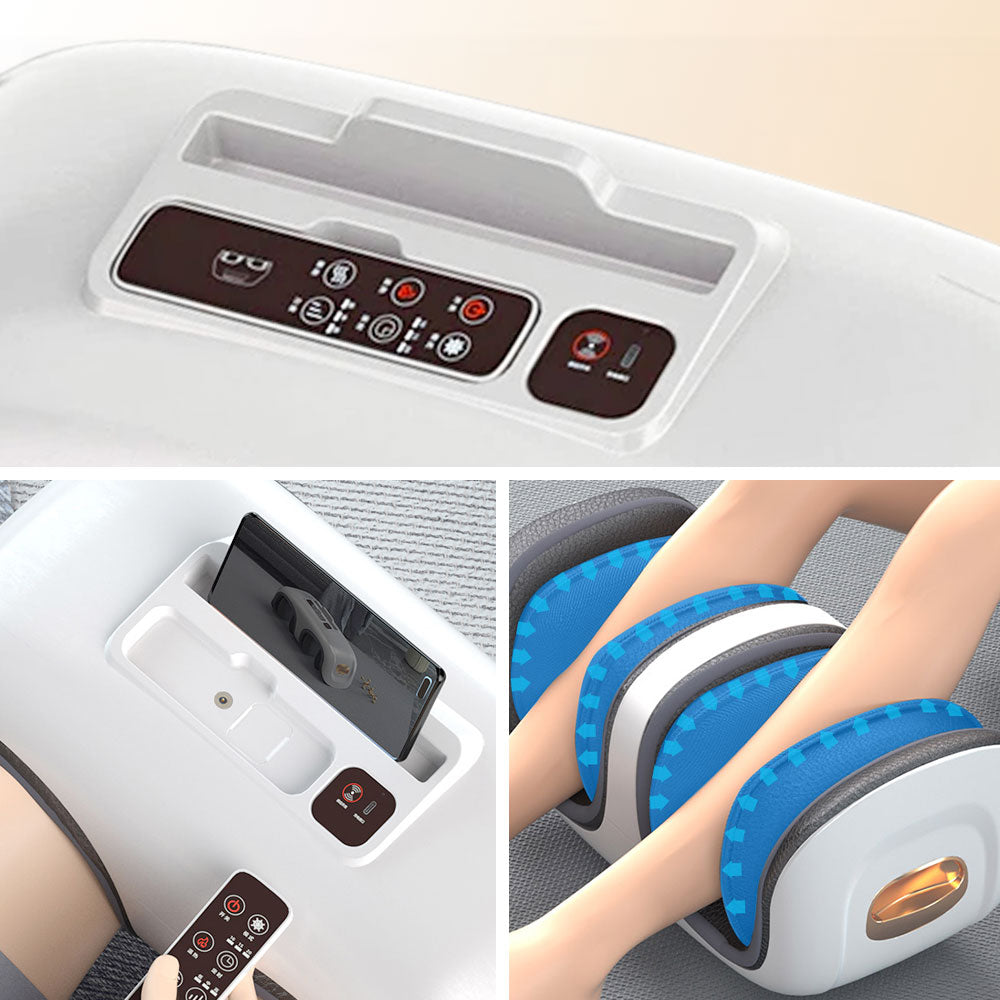 RELAXA G65 3-Level Vibration Massage  Knee Massage Device - Blue/White/Pink