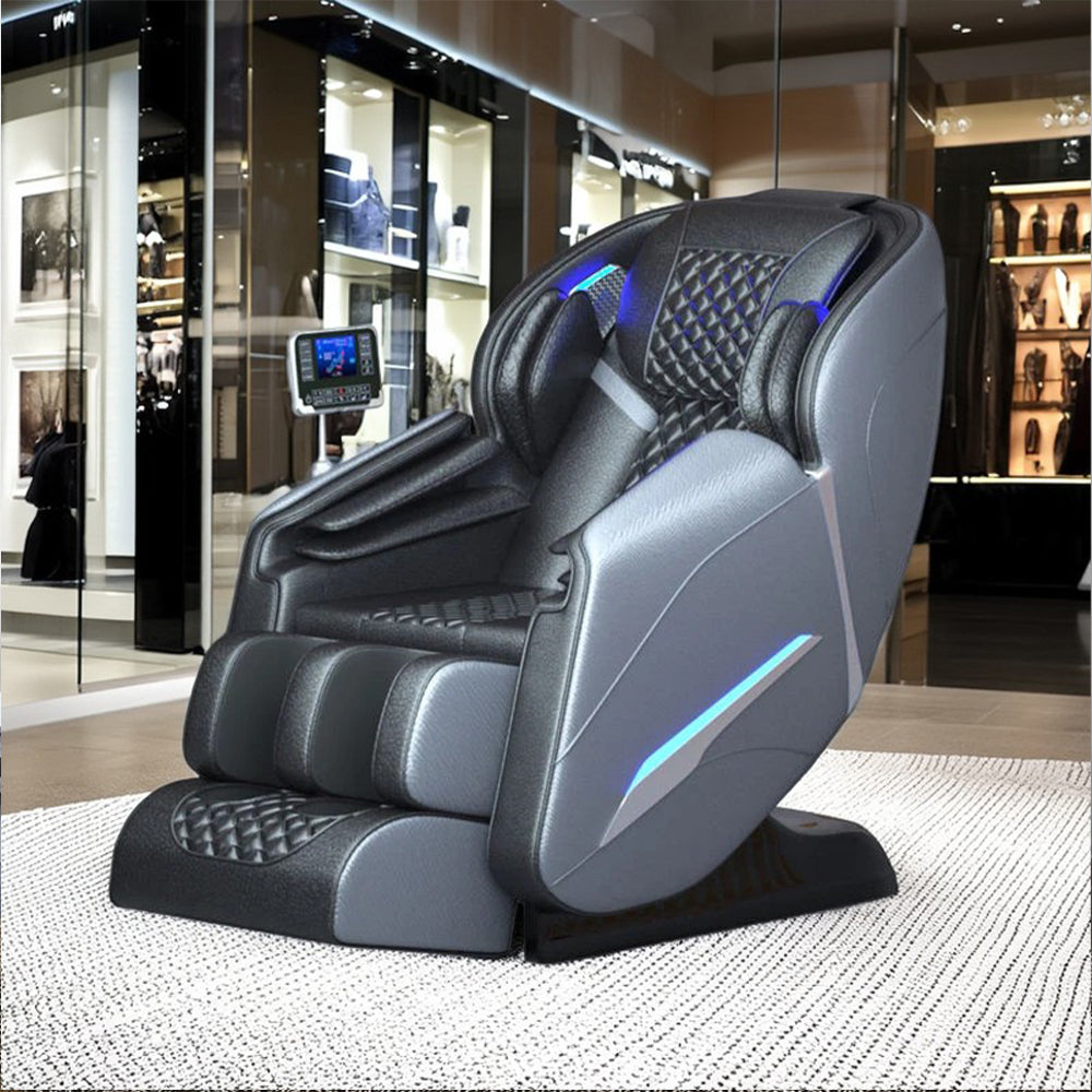 RELAXA L25 SL Track Electric Massage Chair with Zero Gravity - Green/BlackGrey/Brown