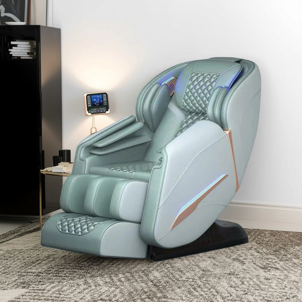RELAXA L25 SL Track Electric Massage Chair with Zero Gravity - Green/BlackGrey/Brown