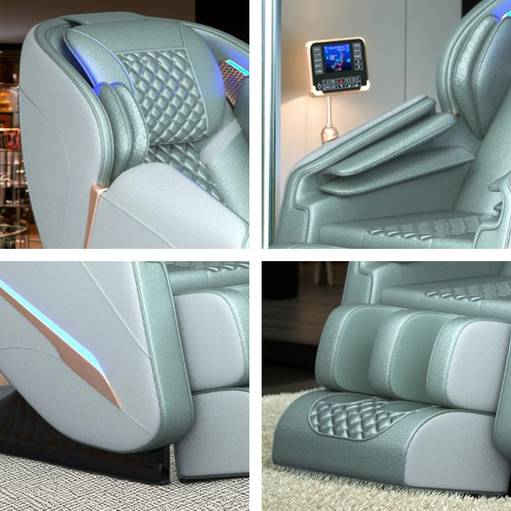 RELAXA L25 SL Track Electric Massage Chair with Zero Gravity - Green/BlackGrey/Brown