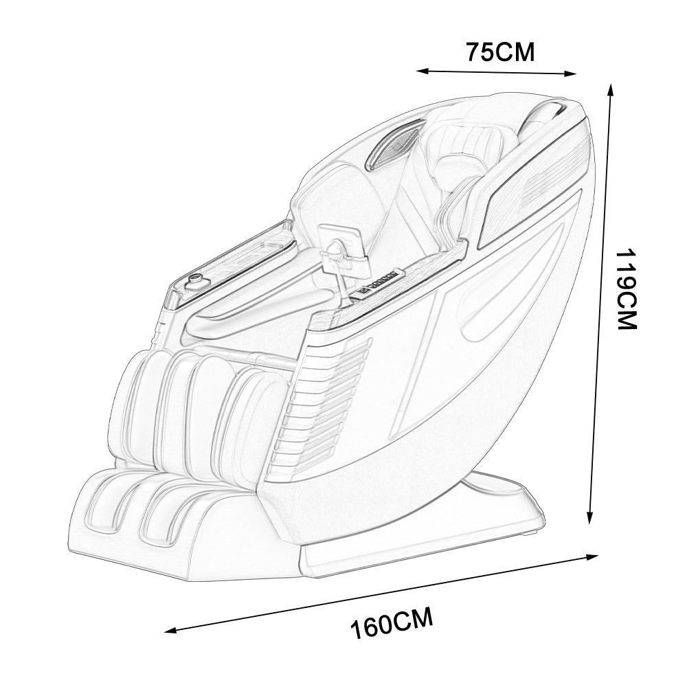 RELAXA L39 SL Guide Rail HIFI Bluetooth Musical Electric Massage Chair