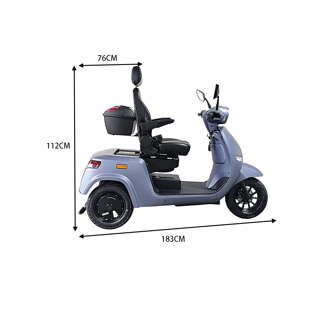 ROLLUX E3 Dual Motors 1600W 3 Wheel Mobile Scooter /Upgraded Version-With Box