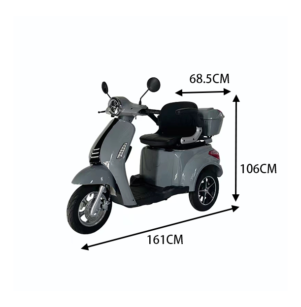 ROLLUX F1 800W 3 Wheels Mobility Scooter 300KG Weight Capacity