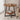 SOLARA Side Table, Golden Frame with Walnut Marble Top, Luxury Modern Design