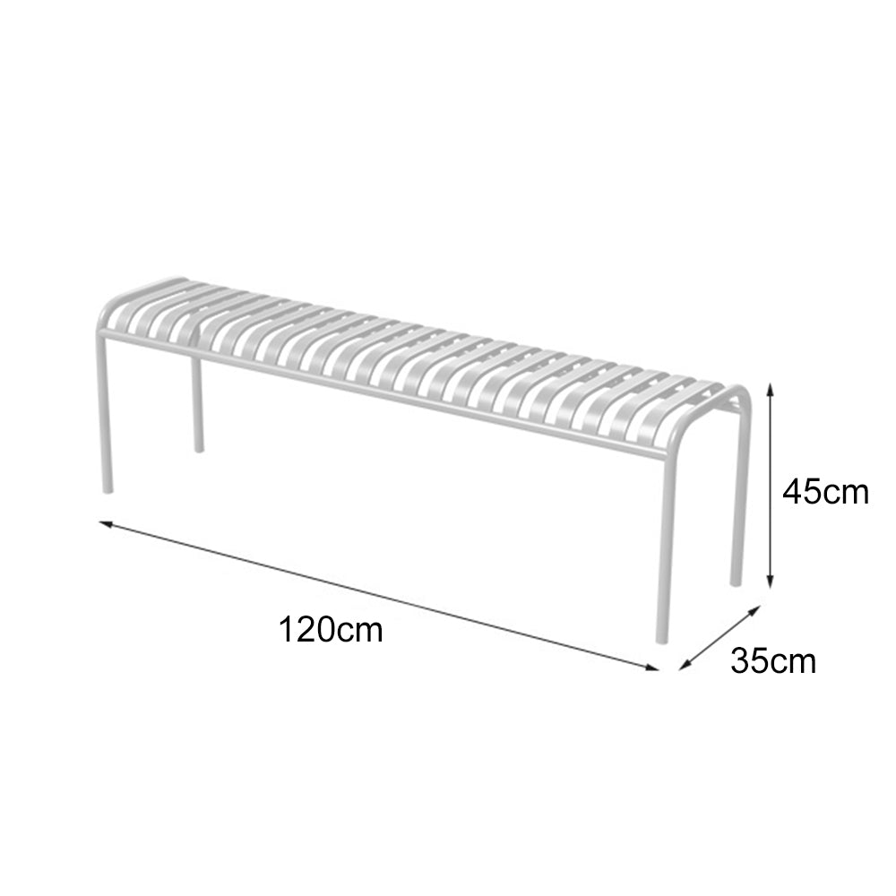 SOLARA Outdoor Iron Table/Bench/Chair/Sofa/Bar Stool - White