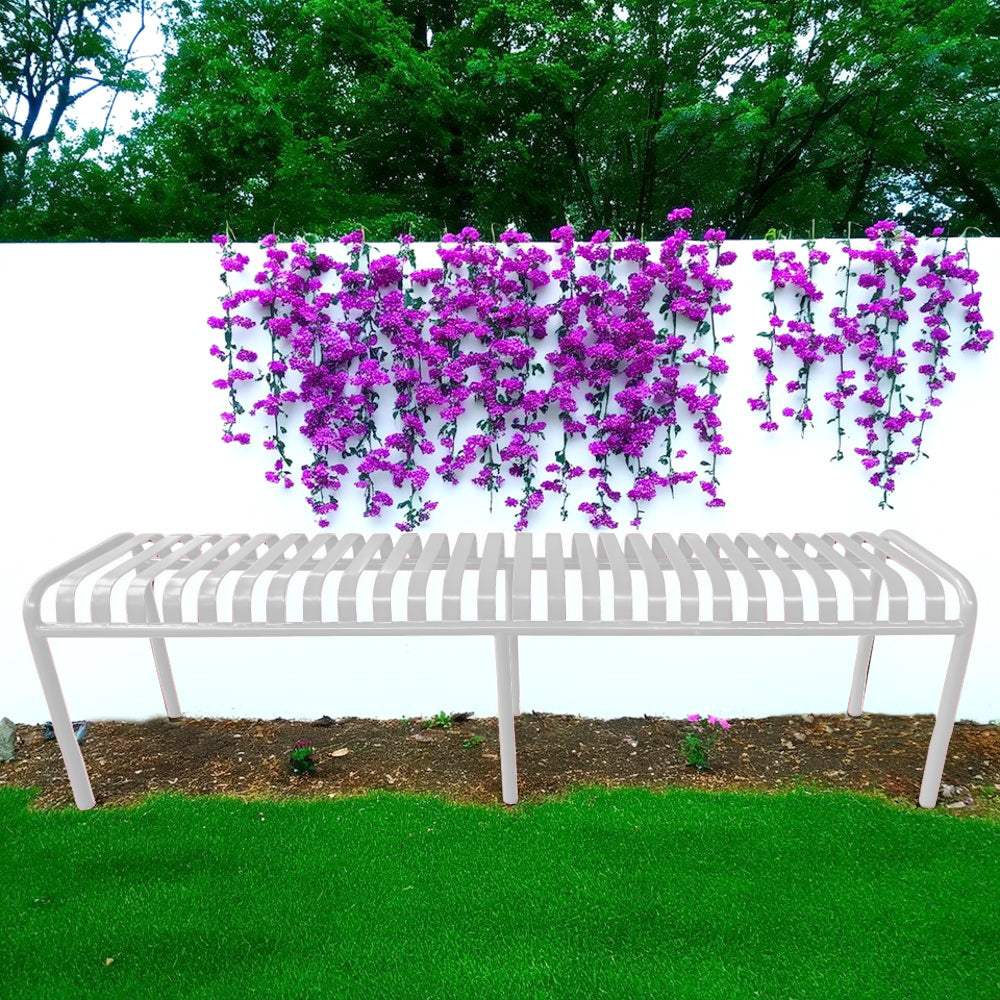 SOLARA Outdoor Iron Table/Bench/Chair/Sofa/Bar Stool - White