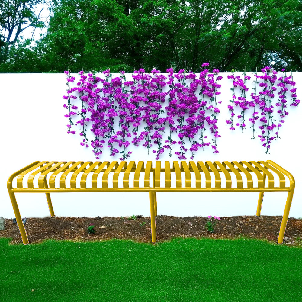 SOLARA Outdoor Iron Table/Bench/Chair/Sofa/Bar Stool - Yellow