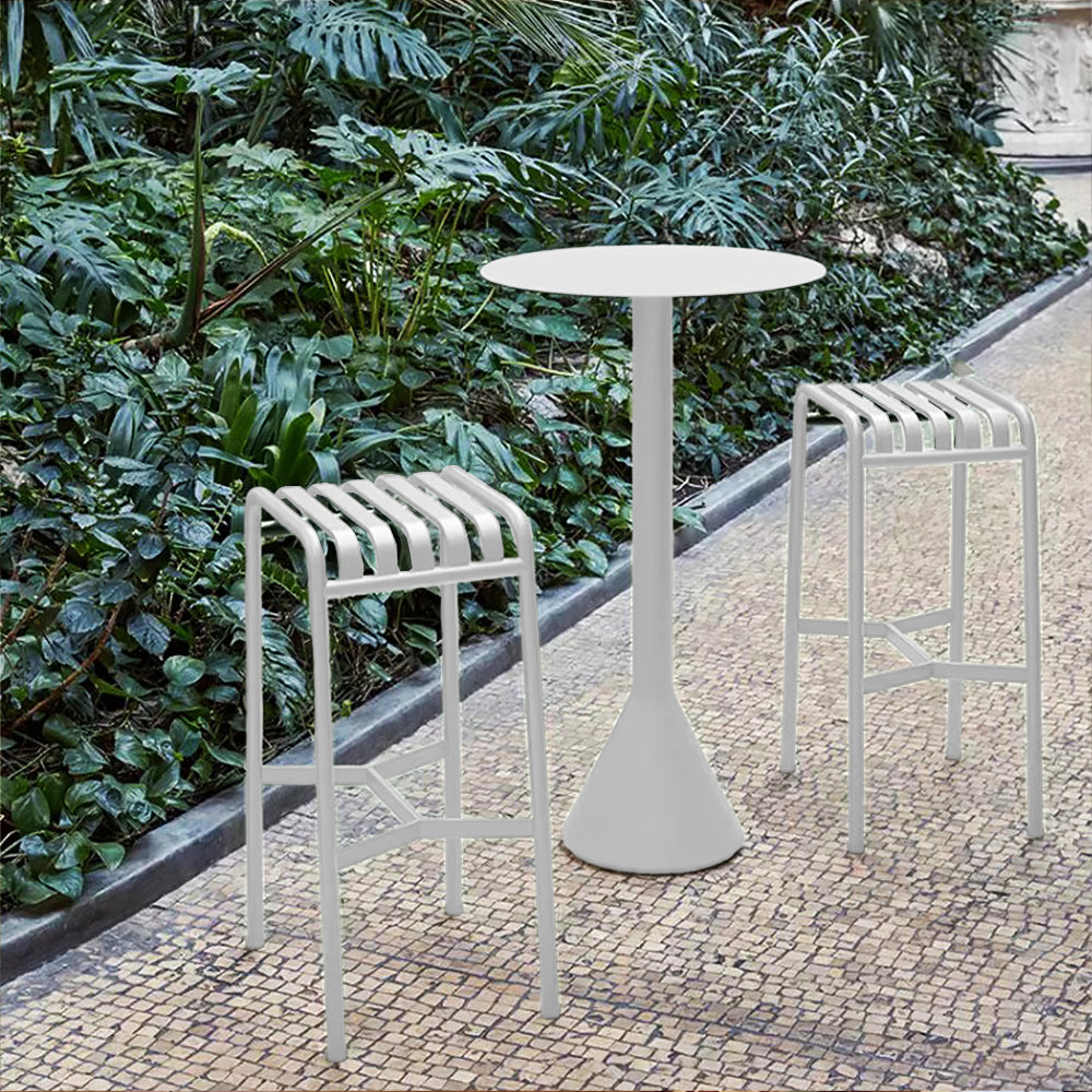 SOLARA Outdoor Iron Table/Bench/Chair/Sofa/Bar Stool - White