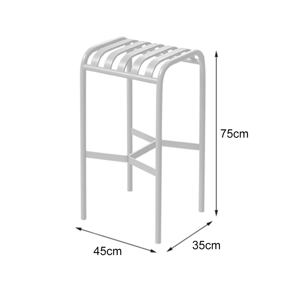 SOLARA Outdoor Iron Table/Bench/Chair/Sofa/Bar Stool - White