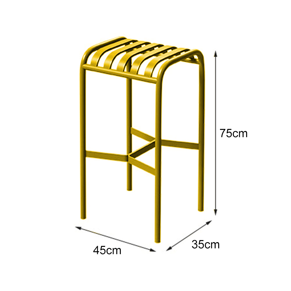 SOLARA Outdoor Iron Table/Bench/Chair/Sofa/Bar Stool - Yellow