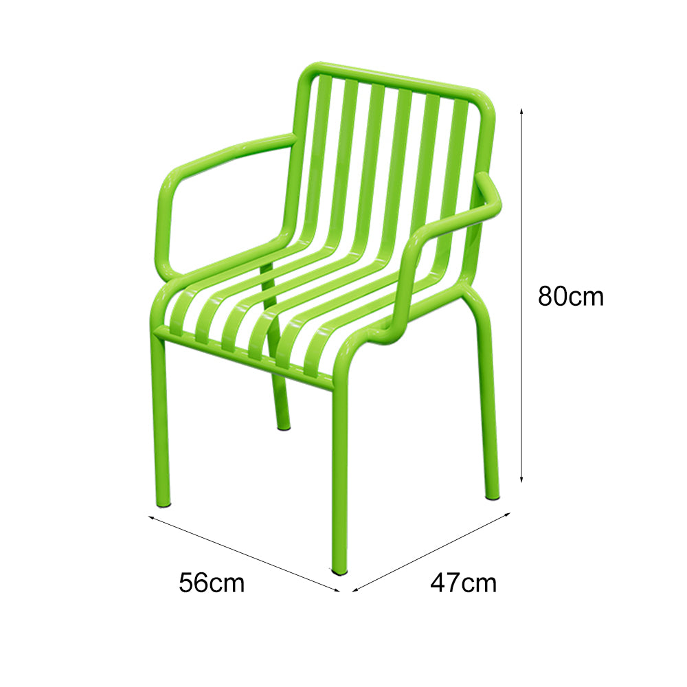 SOLARA Outdoor Iron  Chair/Sofa - Light Green