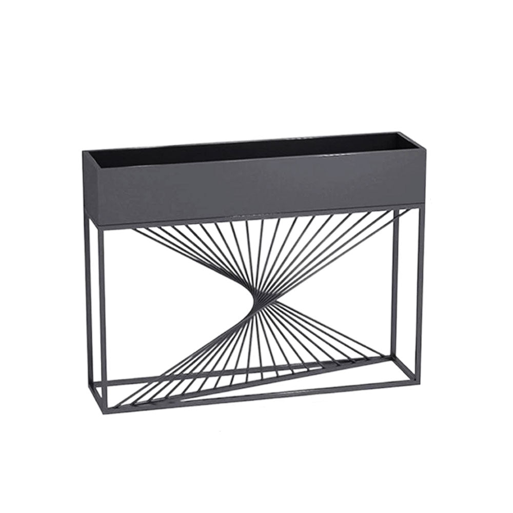 SOLARA ZFL Minimalist Style 100cm Modular Black/Gold/White Metal Planter With Partition FunctionSaving For Outdoor Use