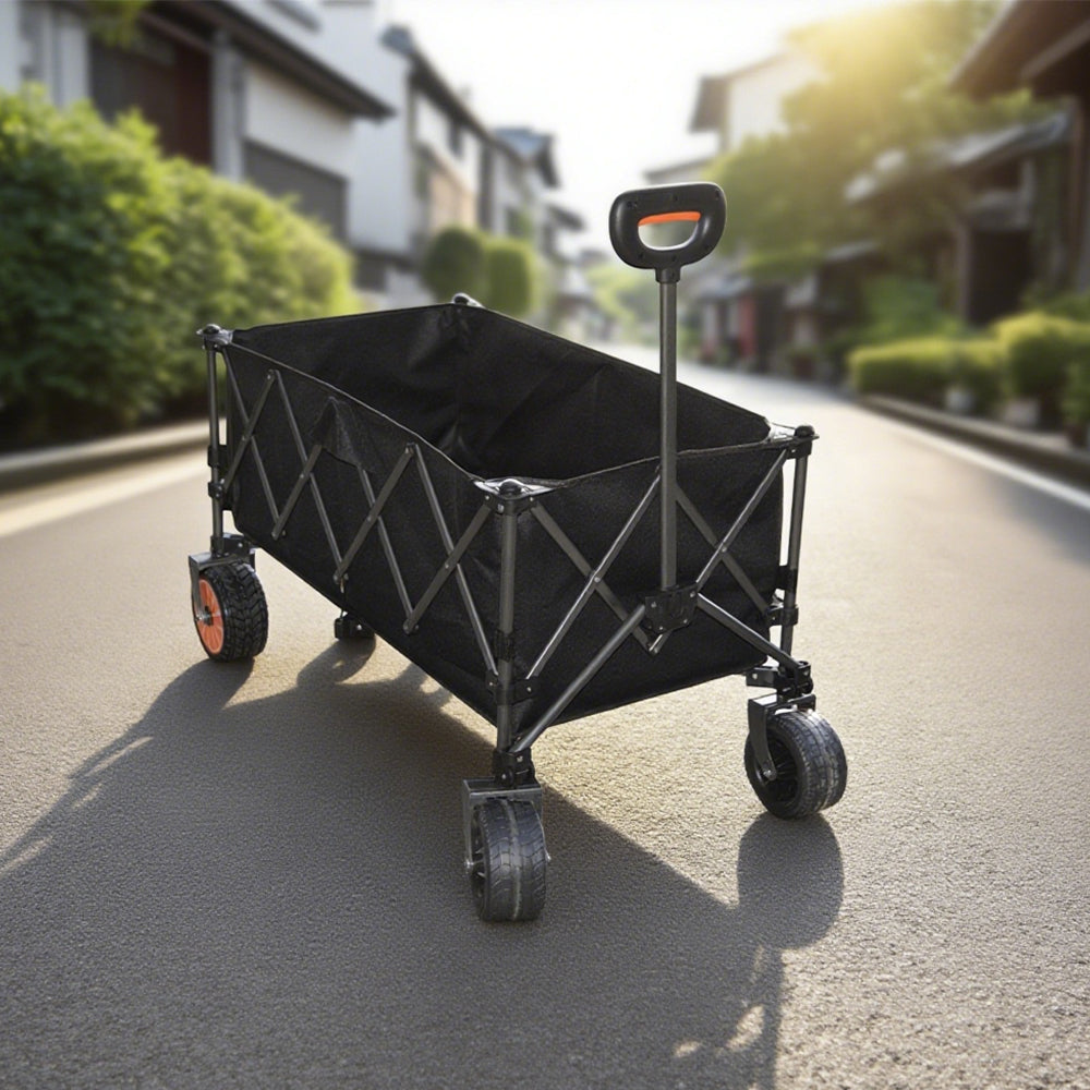 TREKKA ETC002 Electric Folding Camping Cart -180L Large Capacity Outdoor Cart Climbing Camping Equipment Beach Cart Shopping Cart