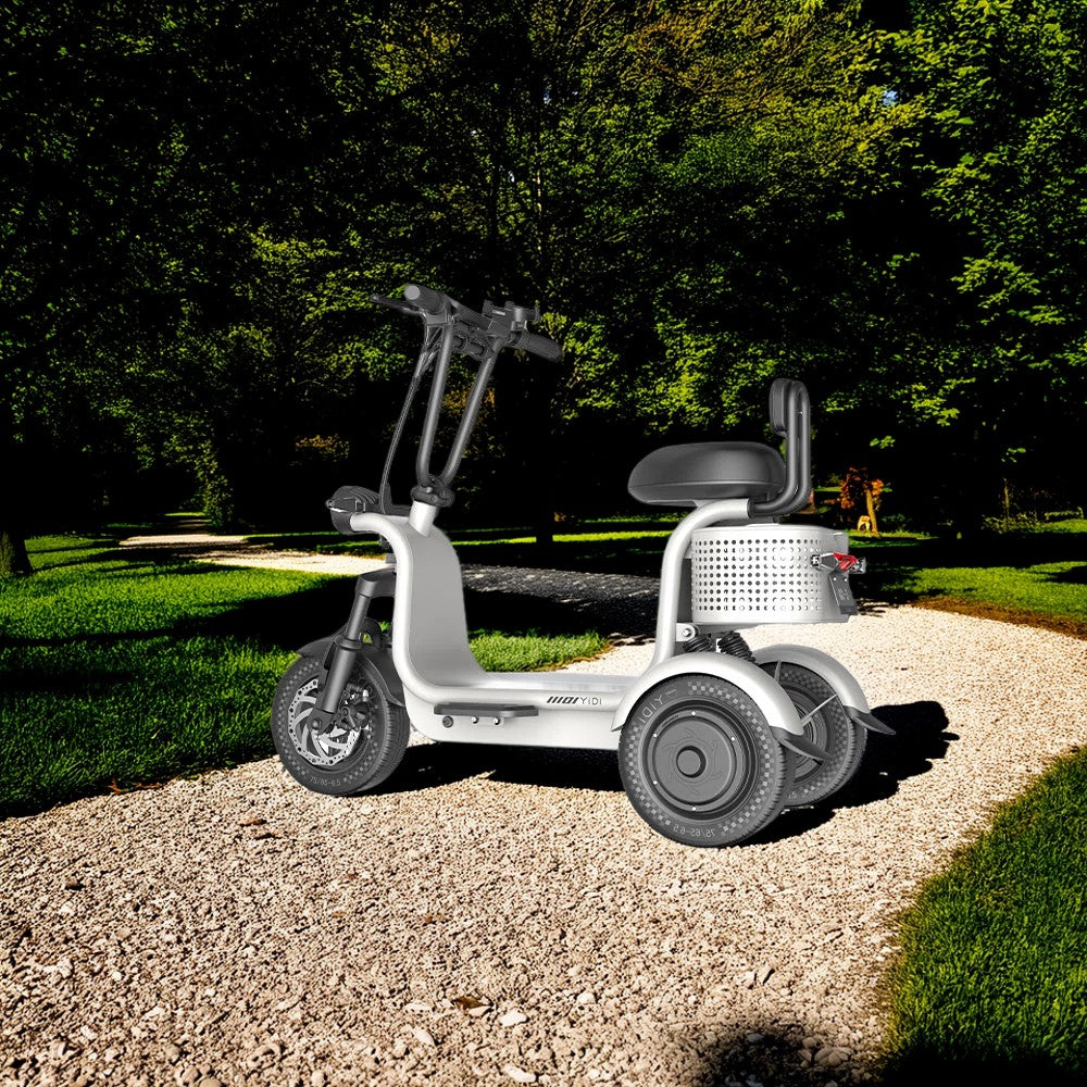 YIDI CC3 400W 48V 13Ah 11-inch Lithium Battery Foldable Electric Scooter  White High Carbon Steel Drum Brake