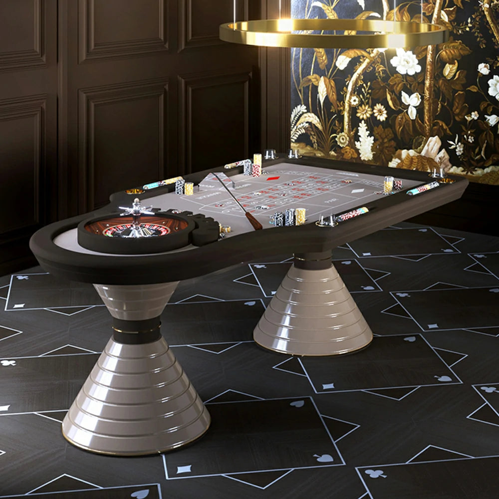 VERSA 275cm Length Luxury Roulette Table W/ Roulette Wheel Home Game Rooms Private Events