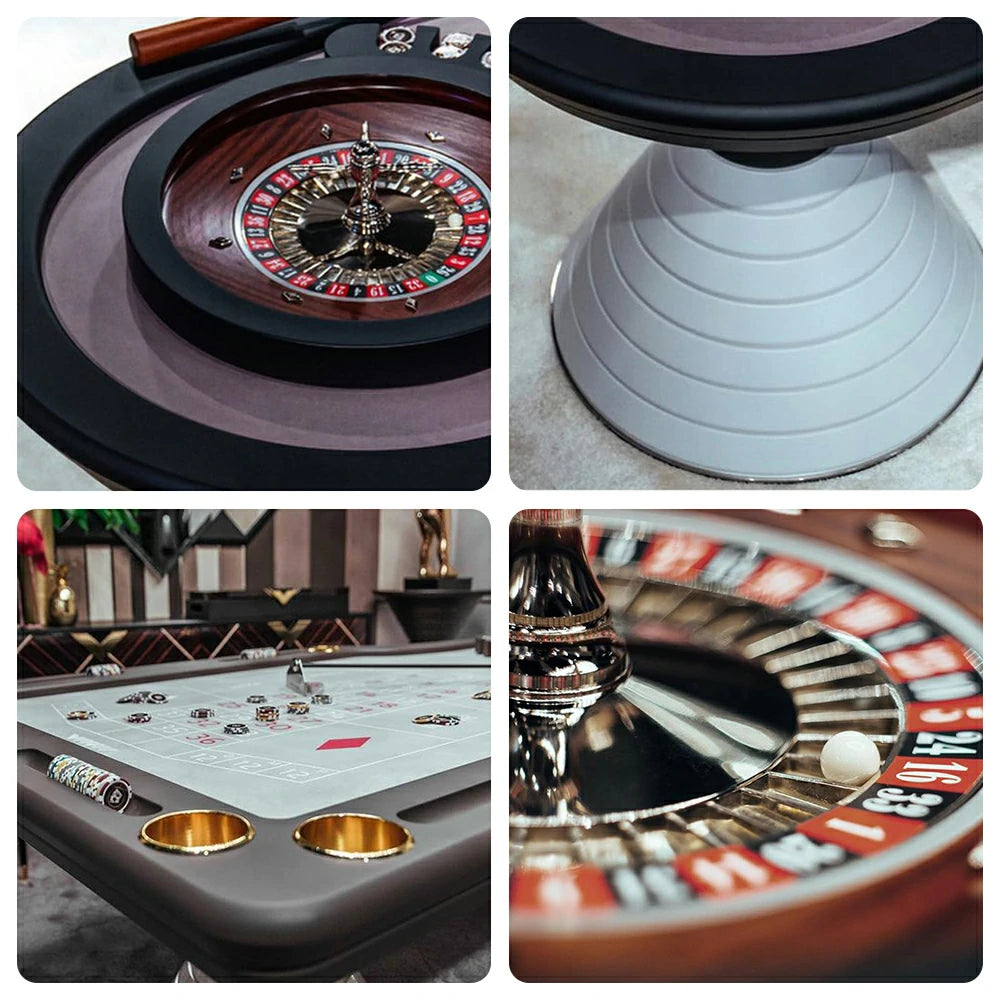 VERSA 275cm Length Luxury Roulette Table W/ Roulette Wheel Home Game Rooms Private Events