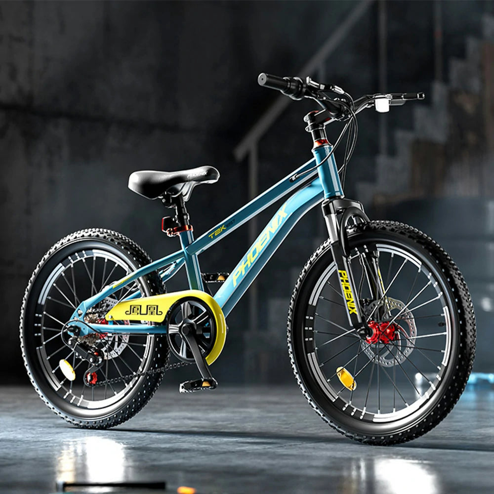 VOLTUS 18/20/22 Kids' Bike - Gear & Single-Speed Options, Spoke Wheels - Blue