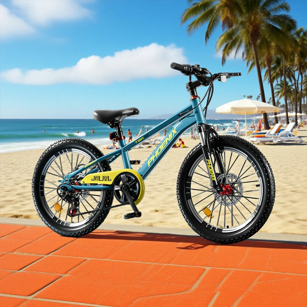 VOLTUS 18/20/22 Kids' Bike - Gear & Single-Speed Options, Spoke Wheels - Blue